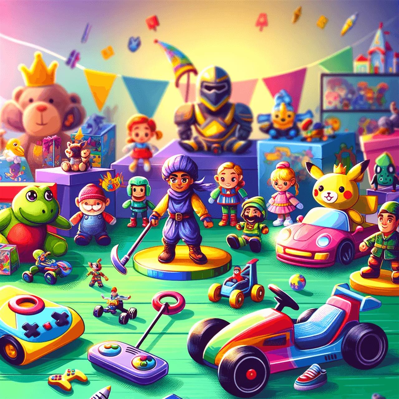 Tag på eventyr med super mario legetøj